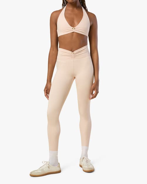 Weworewhat Ruched V-legging In Ballet Slipper