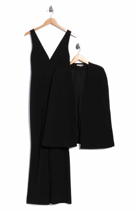 Nova Deep V-Neck Jumpsuit & Cape