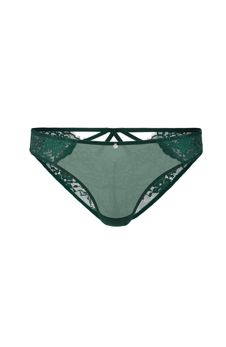 Adore Me Mandi Cheeky Panties, Main, color, Dark Green