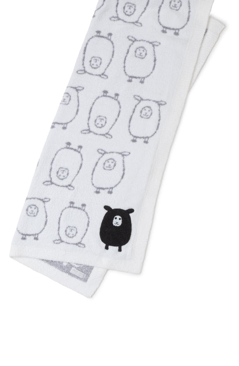 Barefoot Dreams<sup>®</sup> CozyChic<sup>™</sup> Black Sheep Stroller Blanket, Alternate, color, 
