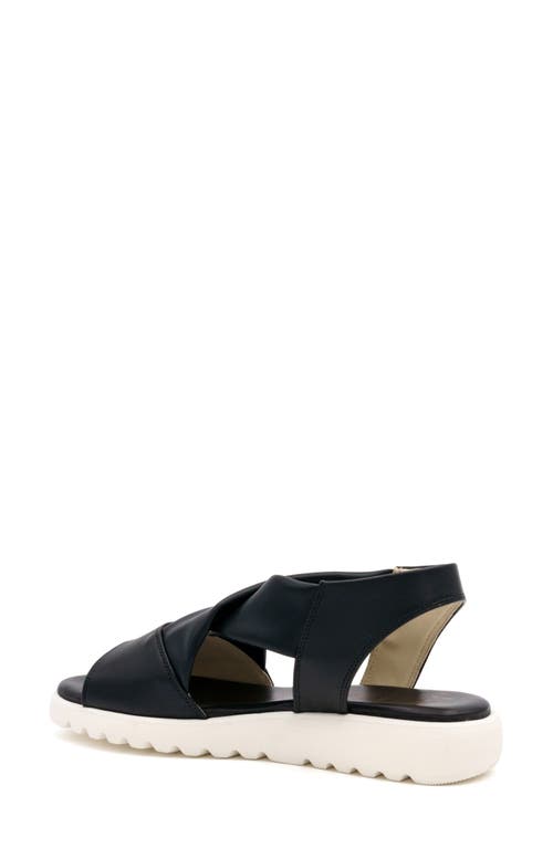 Amalfi By Rangoni Baletto Sandal In Black Parmasoft