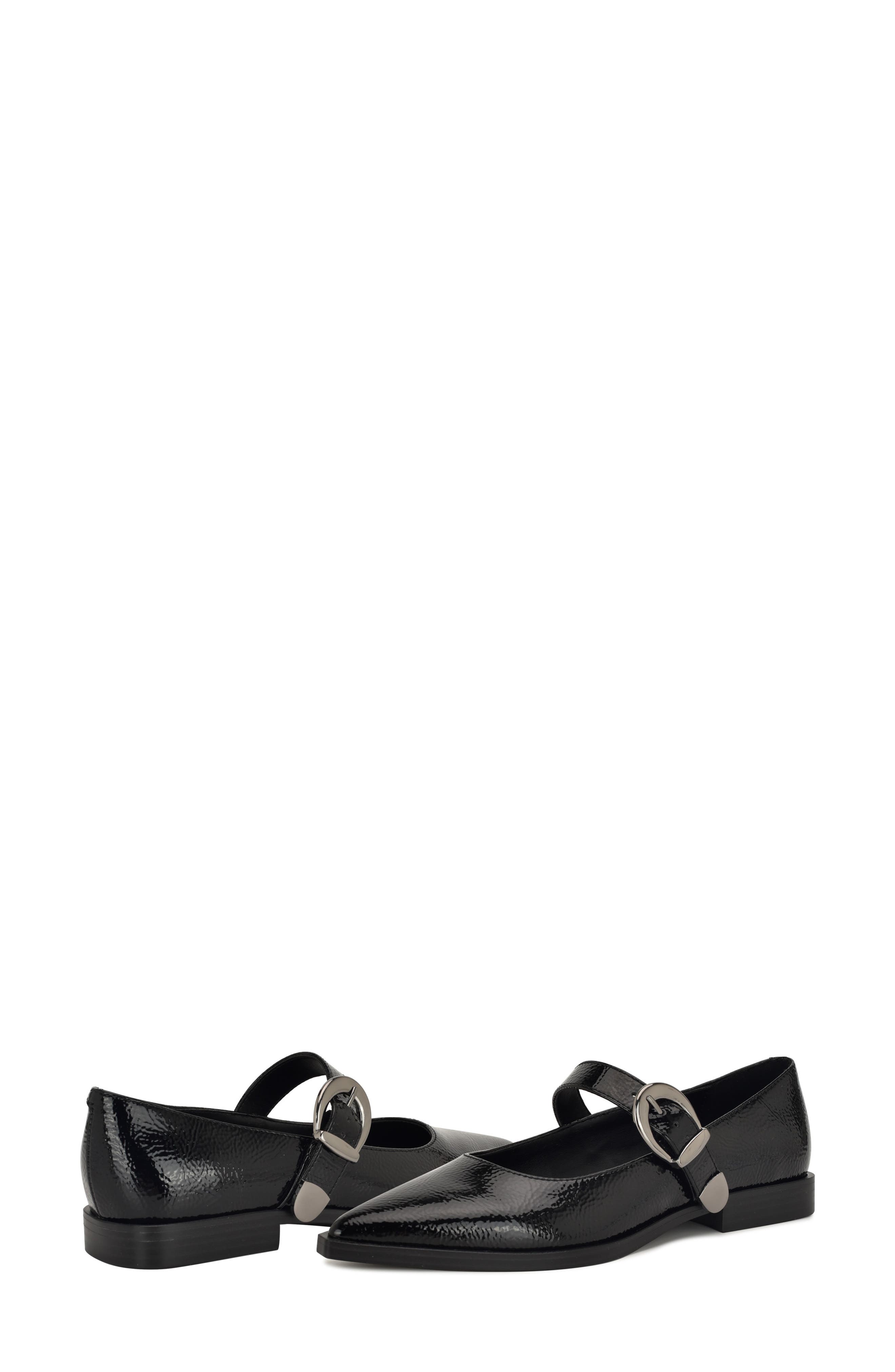 Nine West Katrel Mary Jane Flat, Alternate, color, Black Patent