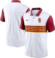 Nike Men's Nike White USC Trojans Primetime Campus Vapor Performance Polo