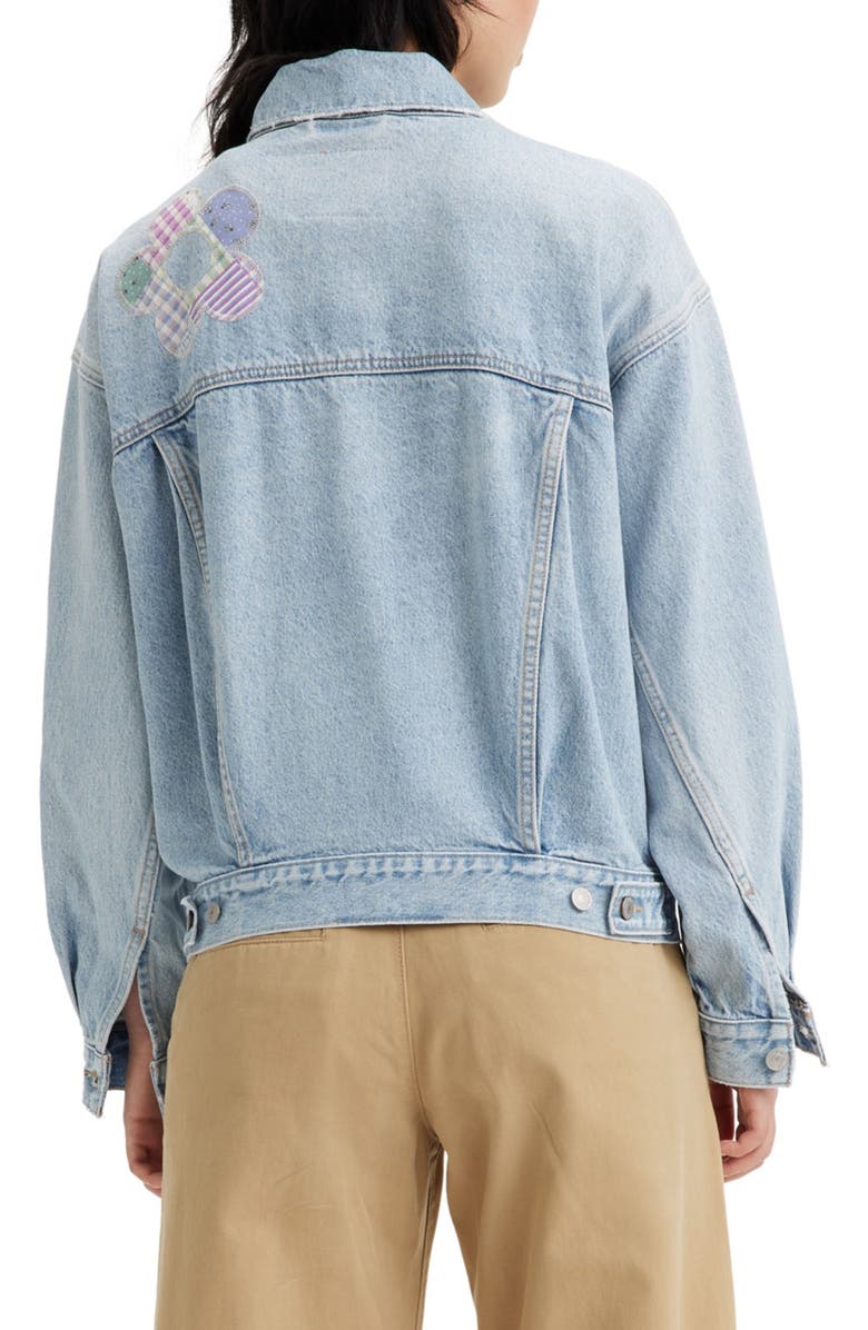 Levi's<sup>®</sup> Fresh as a Daisy '90s Denim Trucker Jacket, Alternate, color, 