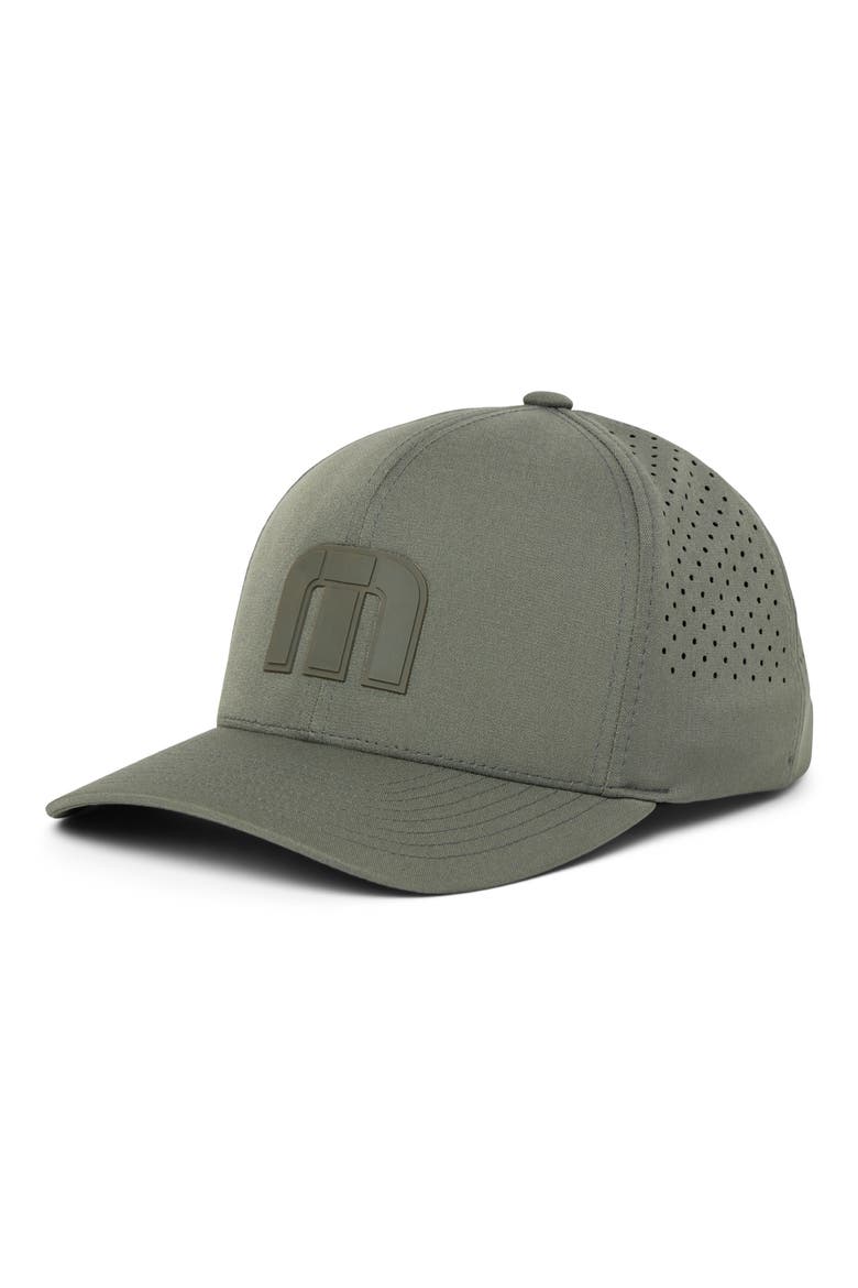 Bahamas Tech Snapback Hat, Main, color, DARK OLIVE