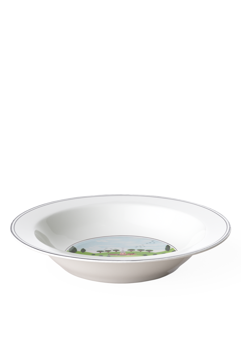 Design Naif Rim Cereal Bowl #6 Friend Meeting, Main, color, None