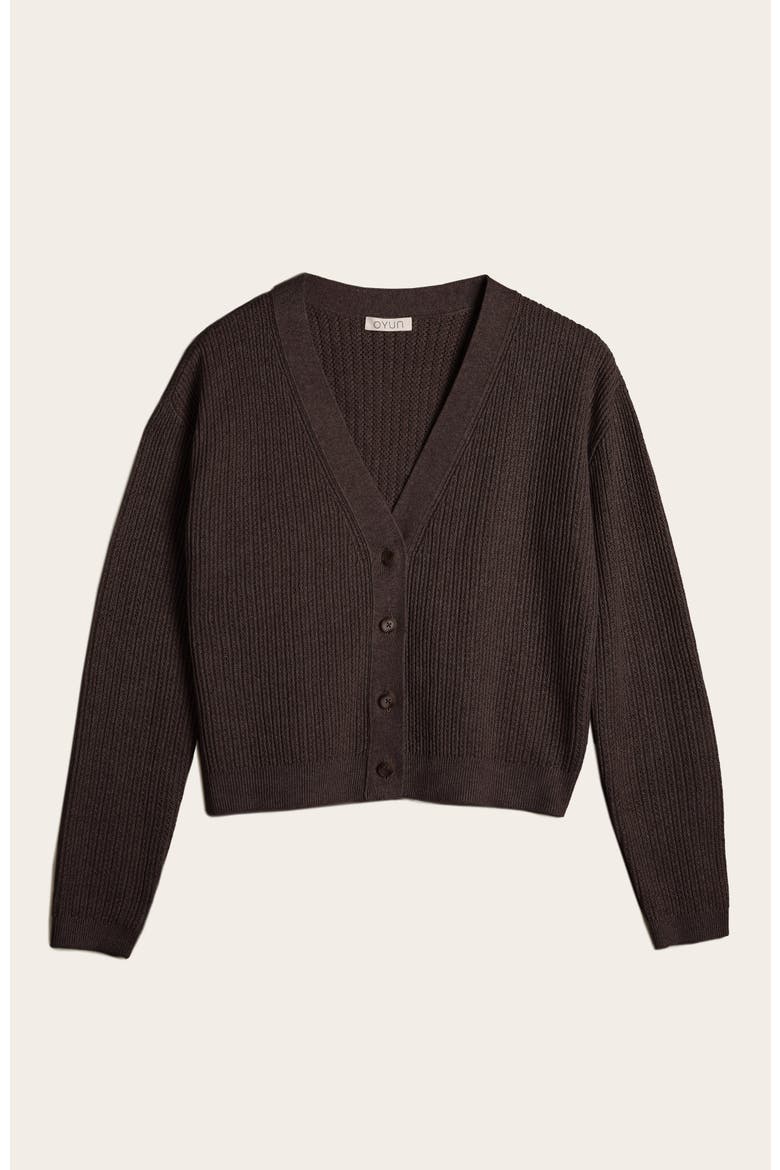 Mirabel Cardigan, Alternate, color, Espresso