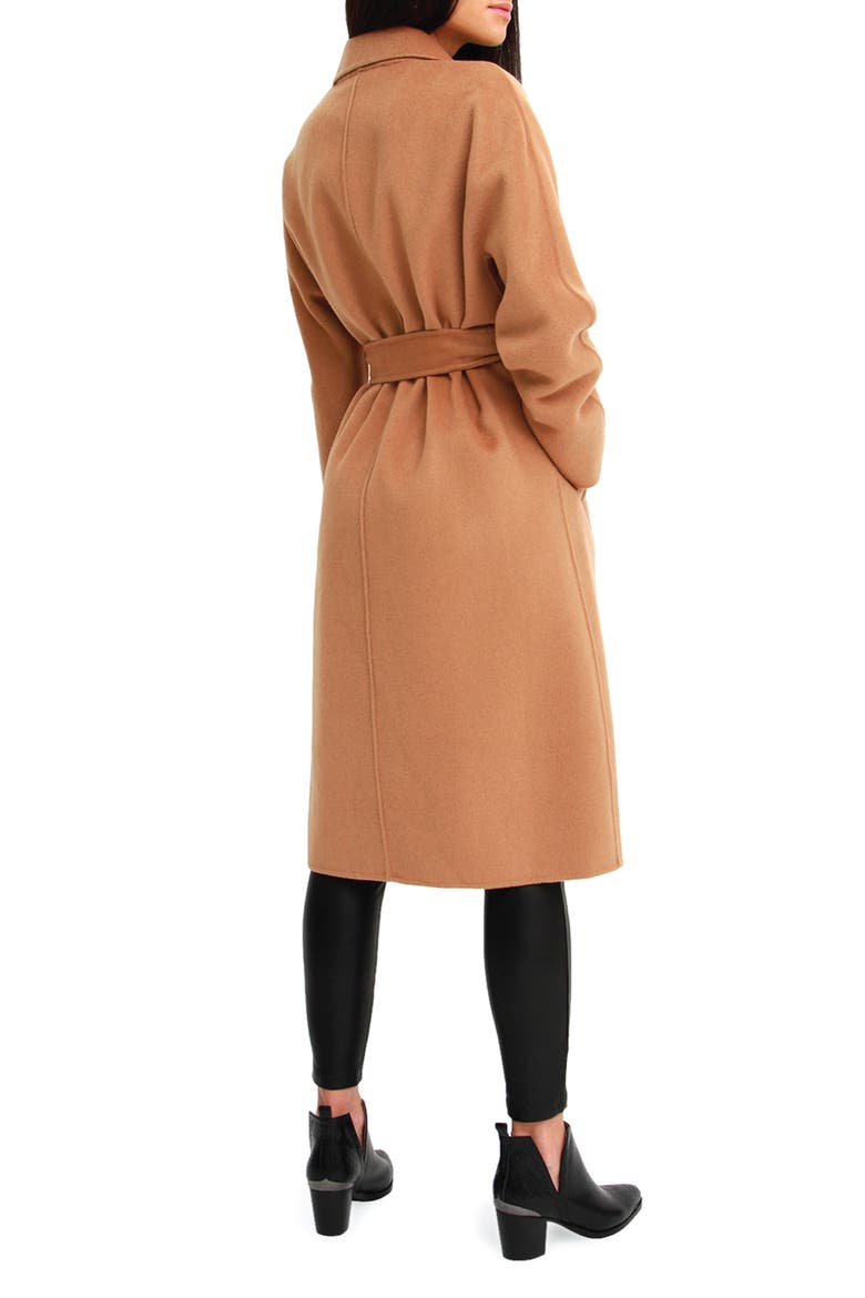 Boss Girl Double Breasted Wool Coat, Alternate, color, CAMEL