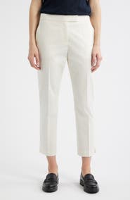 BOSS Tapria Stretch Cotton Crop Pants