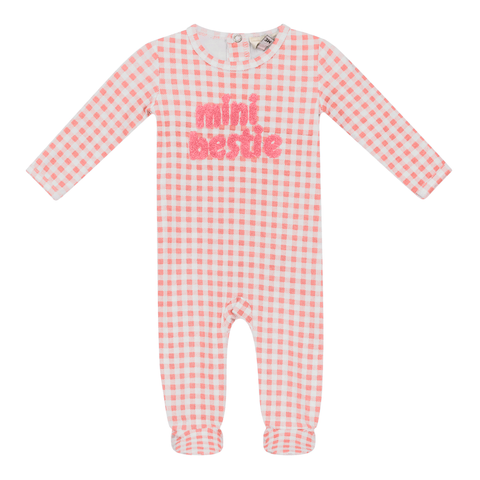 Checkered Mini Bestie Romper