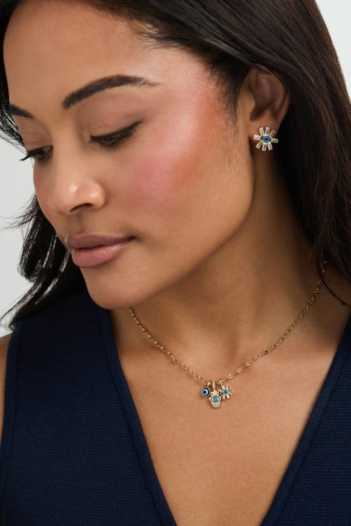 Alex And Ani Evil Eye Statement Stud In Gold