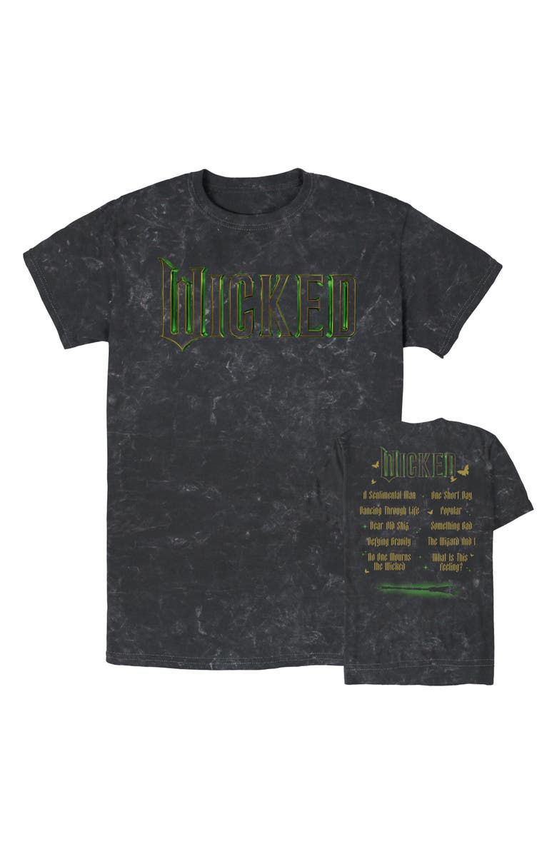 Wicked Men's Wicked Official Logo  Graphic T-Shirt, Alternate, color, Black