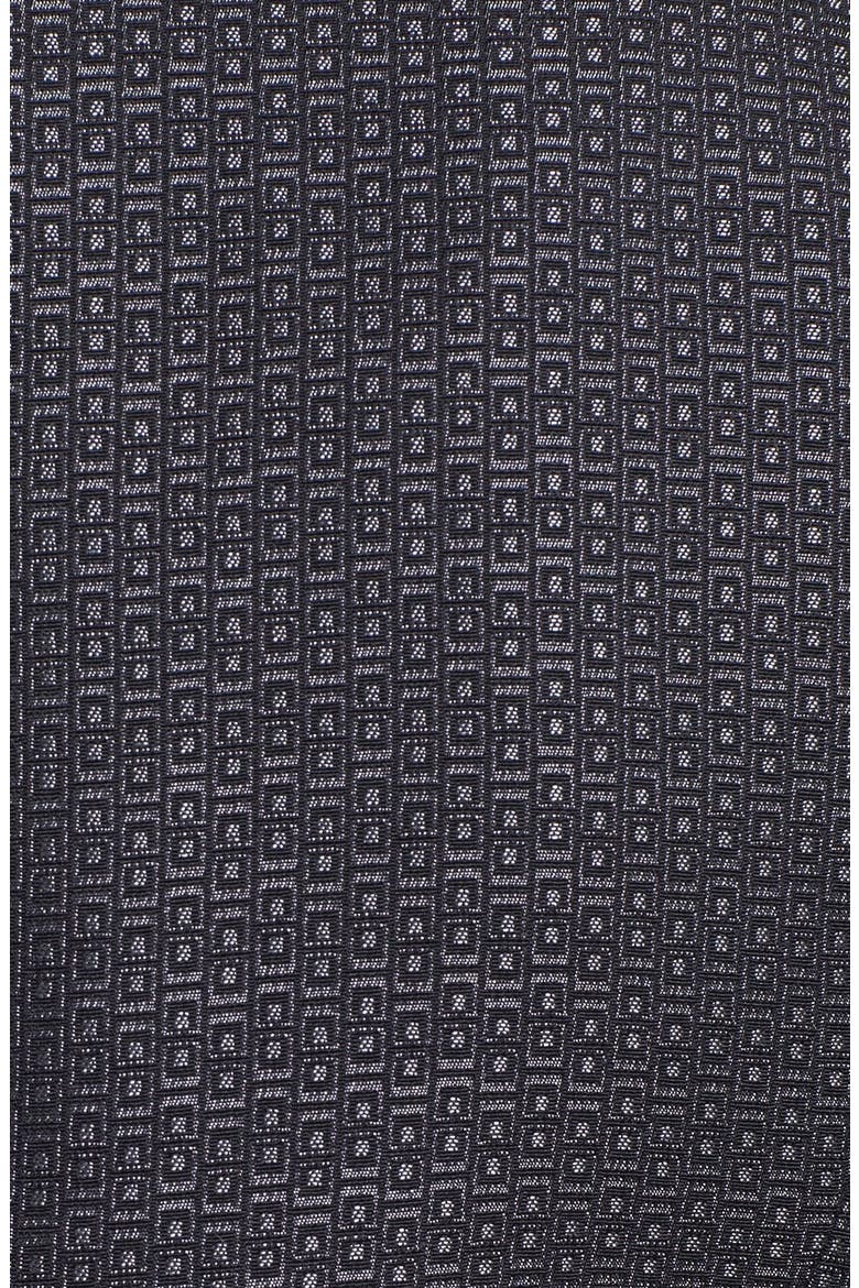 Jacquard One Button Blazer, Alternate, color, MEDIUM GREY/ BLACK COMBO