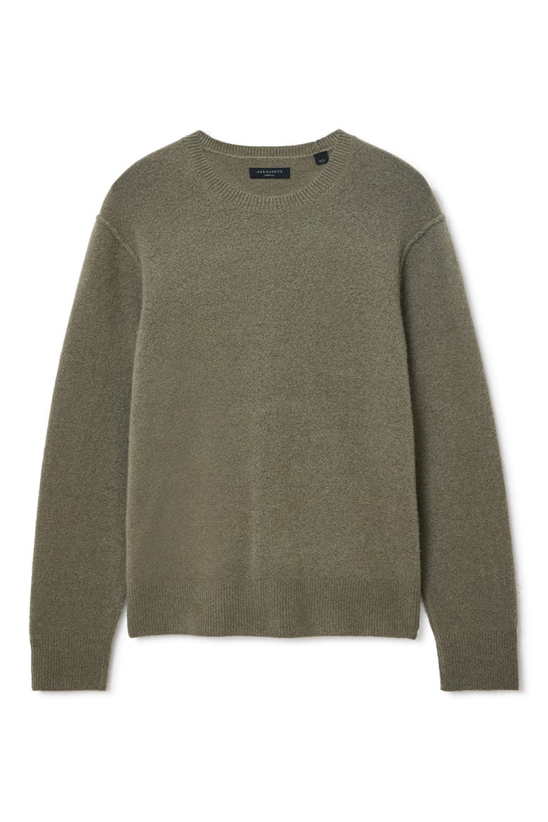 Patern Crewneck Sweater, Alternate, color, DUSKY GREEN