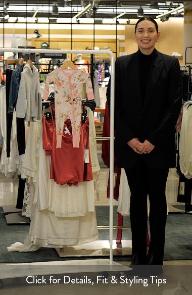 Vintage Pink Rose Ruffle Fitted Footie Pajamas