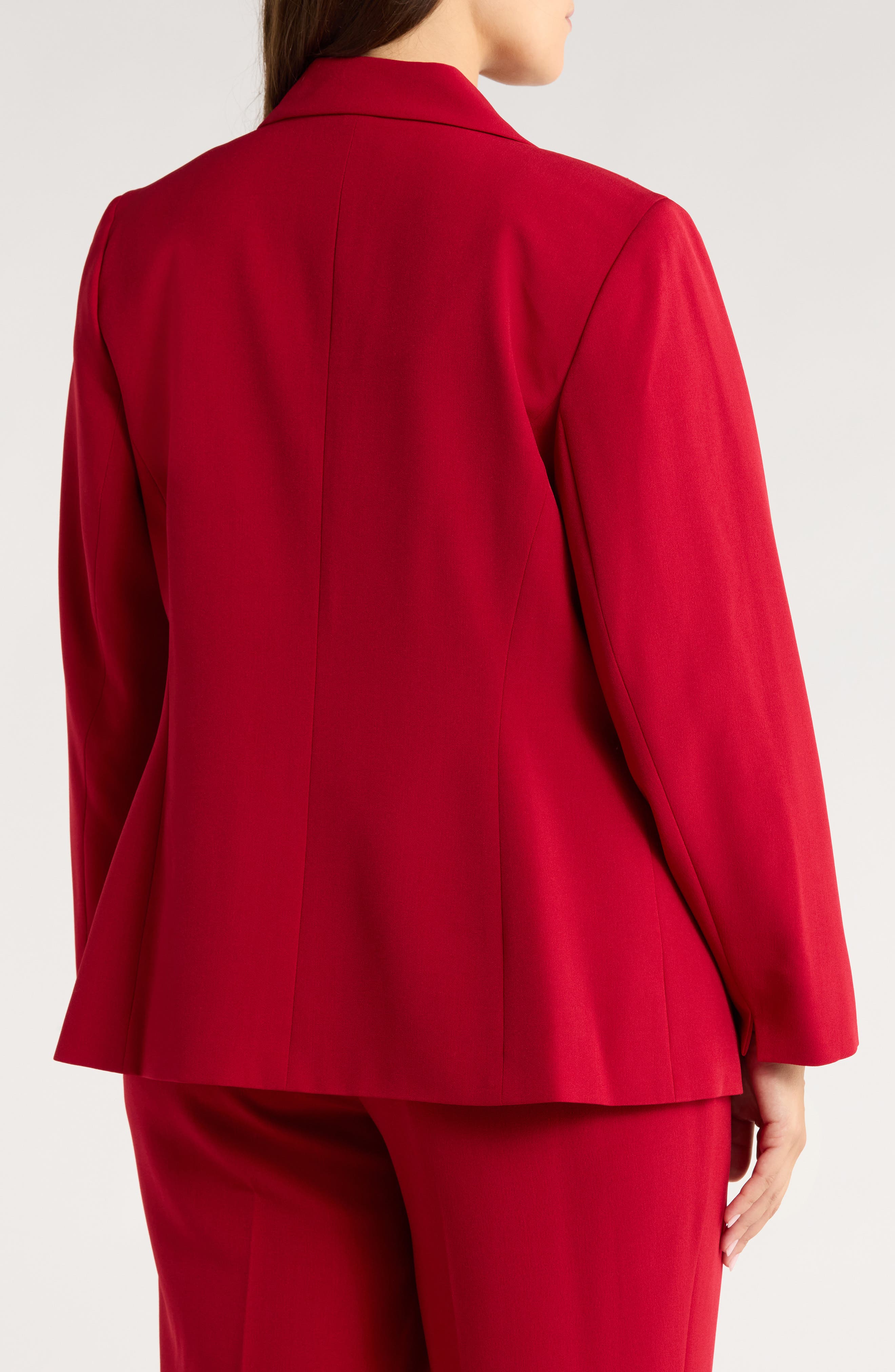 Peak Lapel One-Button Blazer - image 2