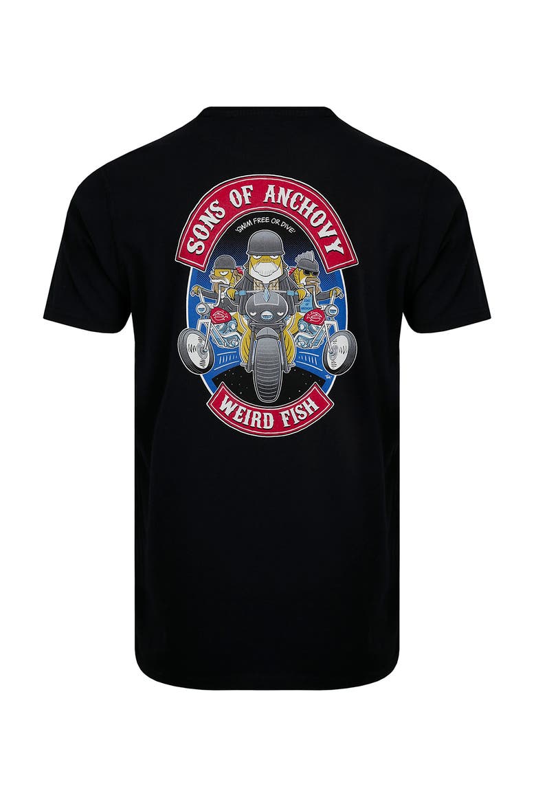 Sons Of Anchovy Artist T-Shirt, Alternate, color, Black