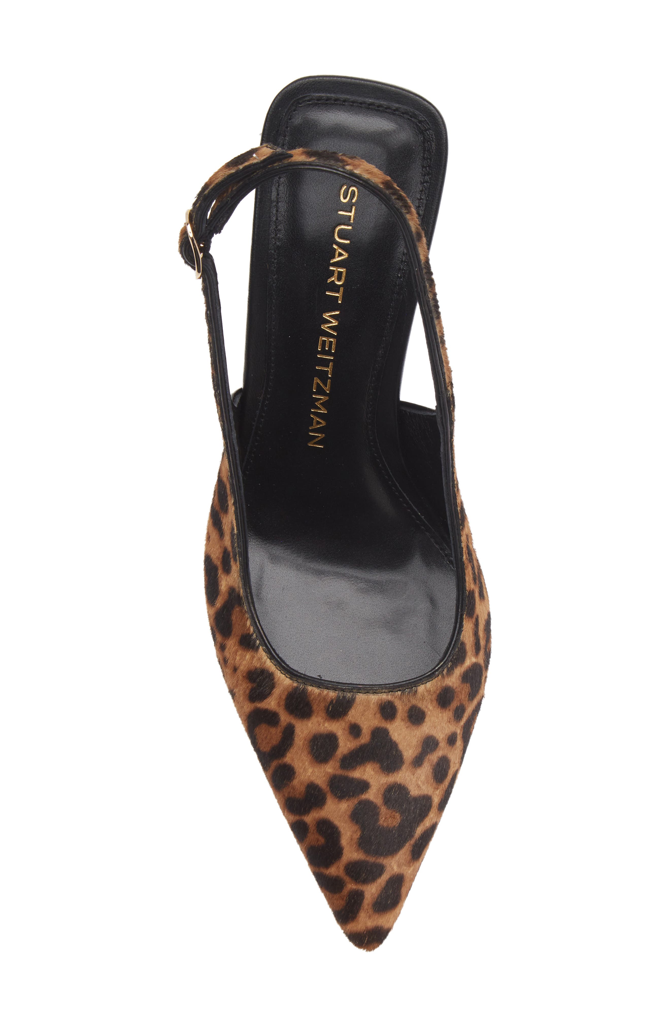 The Vinnie Genuine Calf Hair Slingback Pump, Alternate, color, LEOPARD HAIR CALF
