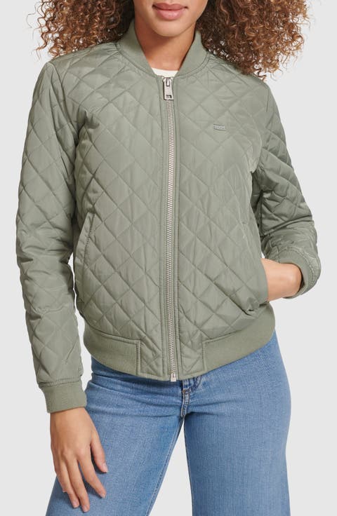 ® Quilted Bomber Jacket