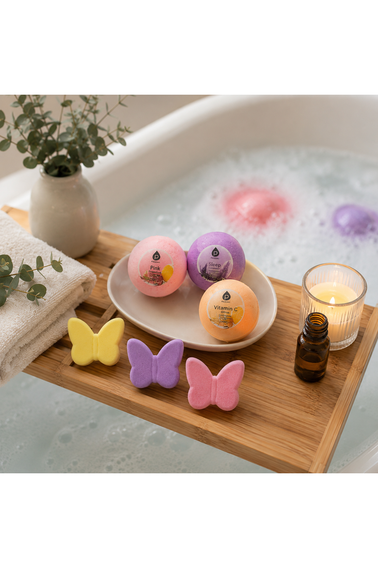 Aromatherapy Bath Bomb Collection, Alternate, color, Multicolor