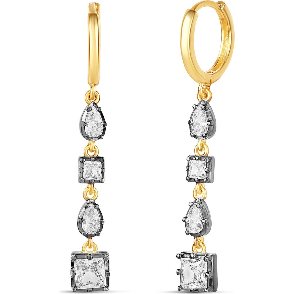 Shymi Multi Shape Drop Earrings In Transparent