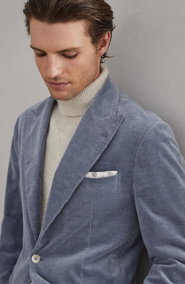 Brunello Cucinelli Blazer with large peak lapel, Alternate, color,