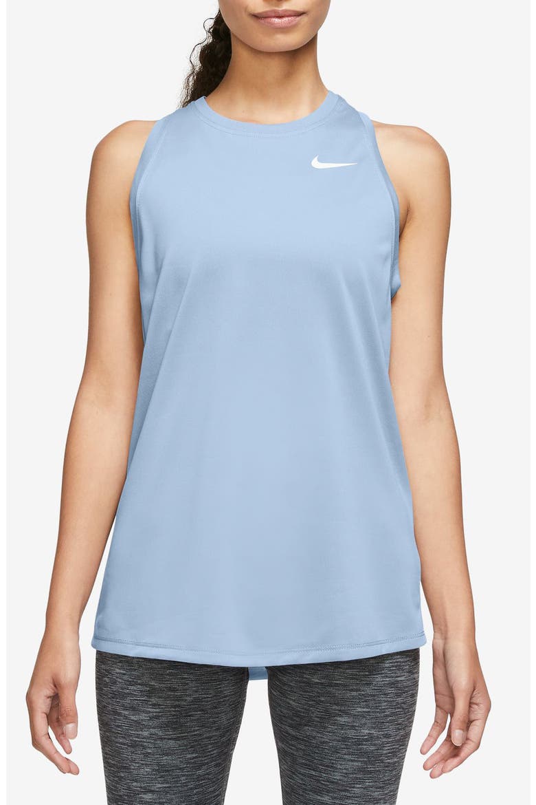 Dri-FIT Running Tank, Main, color, HYDROGEN BLUE/ WHITE