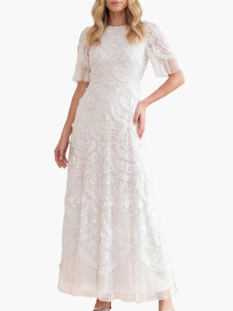 Carmen Ruffle Maxi Dress