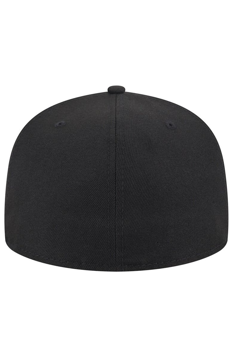 New Era Men's New Era Black Jacksonville Jumbo Shrimp Theme Nights Red Caps 59FIFTY Fitted Hat, Alternate, color,