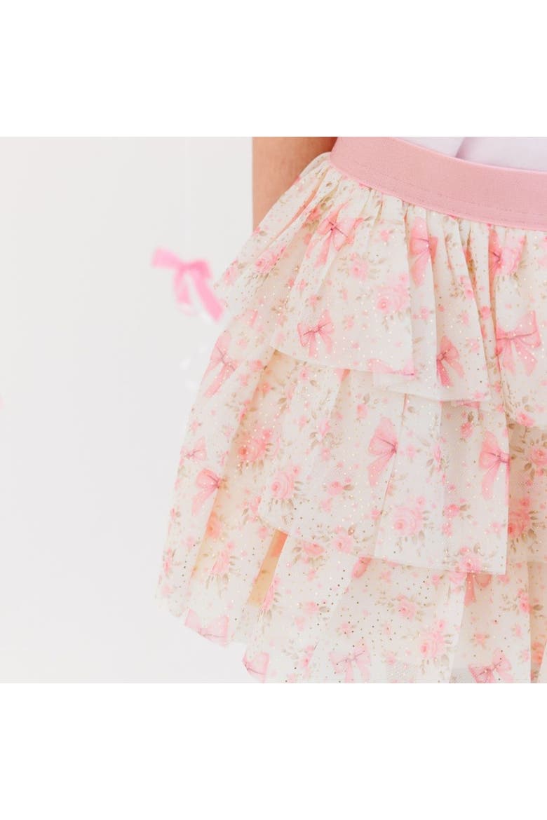 Ditsy Floral Petal Tutu, Alternate, color, Multicolor