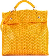 Pre-Owned Goyard Saint Leger Briefcase Backpack Coated Canvas