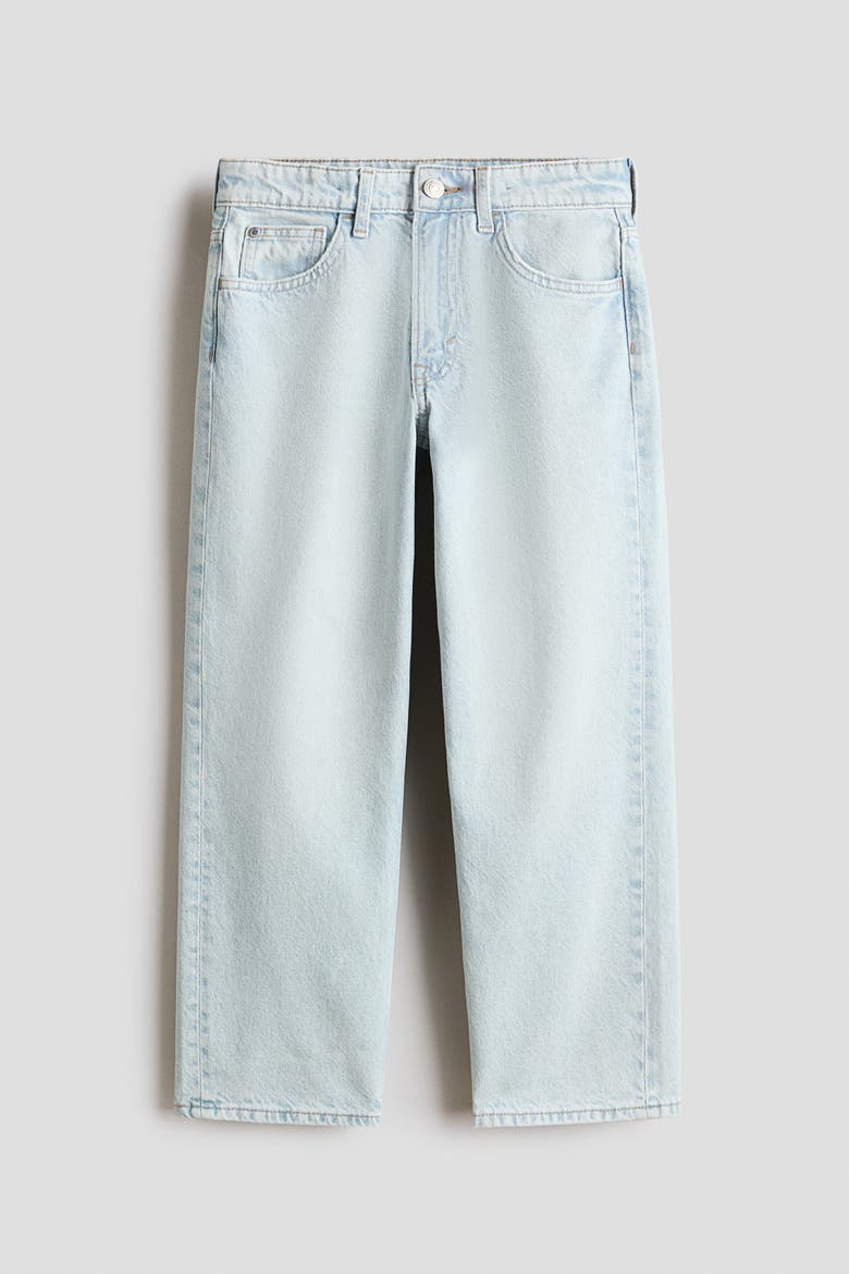 Loose Fit Jeans, Alternate, color, Light denim blue