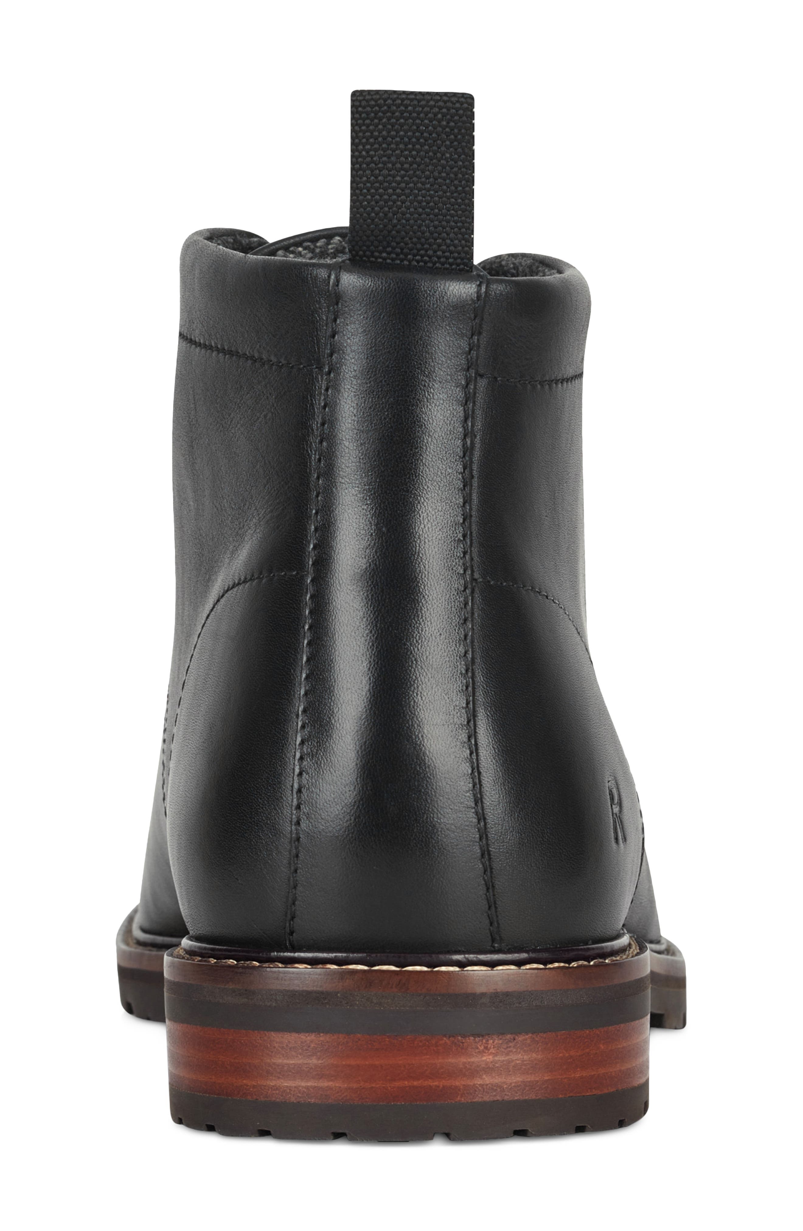 Rockport Caspe Lace-Up Boot, Alternate, color, Black