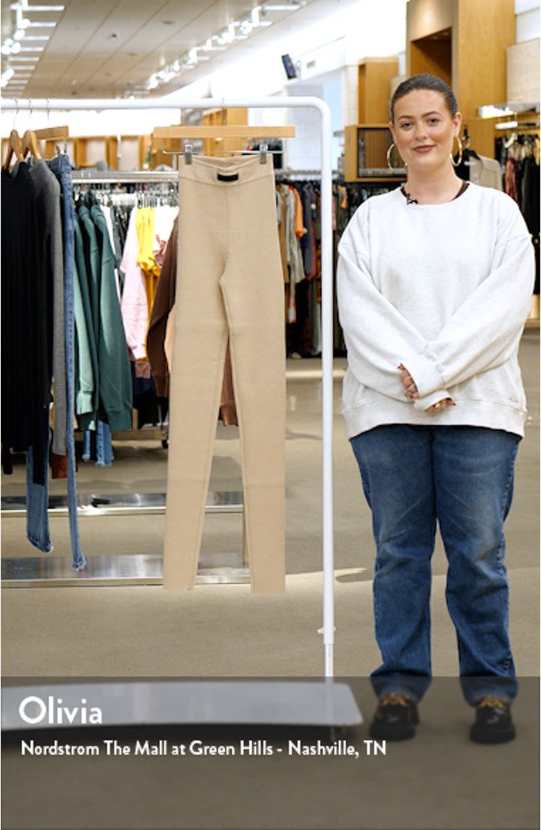 Essentials Rib Leggings, sales video thumbnail