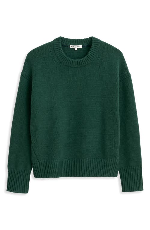 Alex Mill Nottinghill Merino Wool Blend Sweater In Green