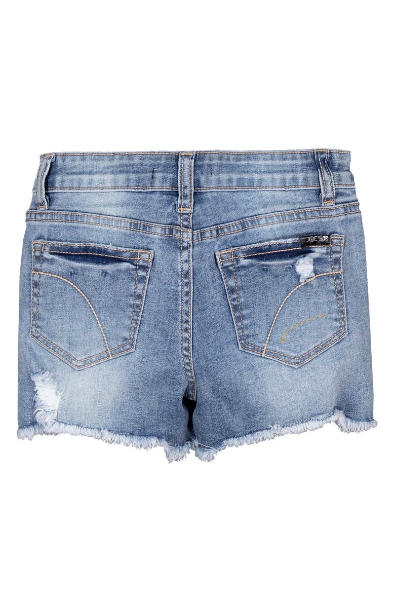 Joe's Kids' Jessie Frayed Cutoff Denim Shorts, Alternate, color, 