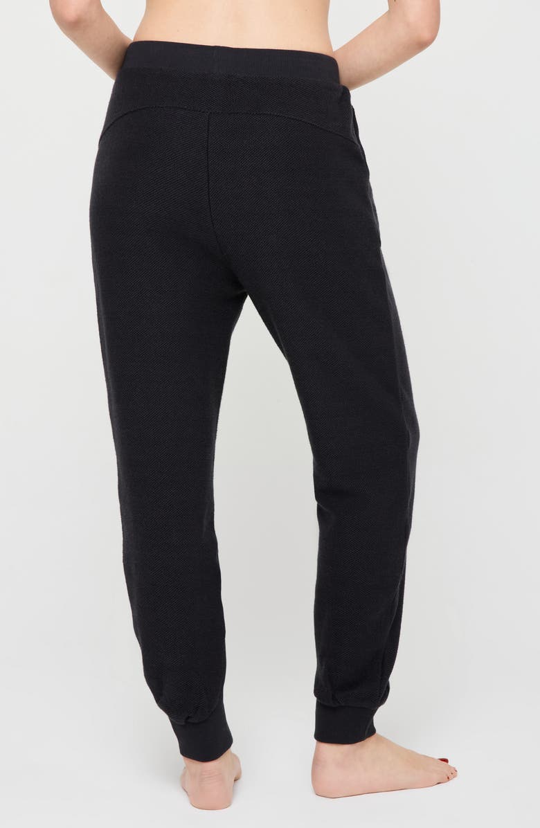 Spiritual Gangster Reese Fleece Sweatpants, Alternate, color, Vintage Black