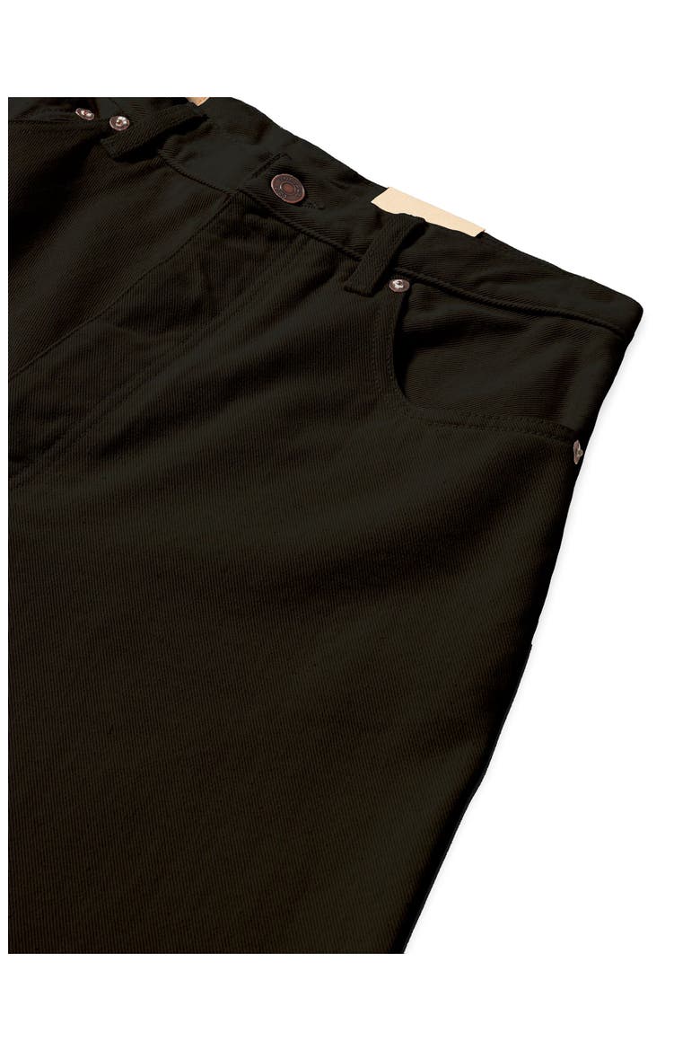 Jaron Wide-Leg Bull Cotton Trousers, Alternate, color, Black
