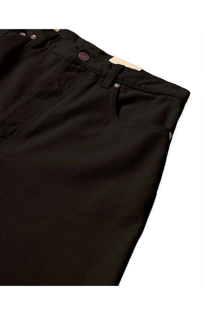 Fortela Jaron Wide-Leg Bull Cotton Trousers, Alternate, color, Black