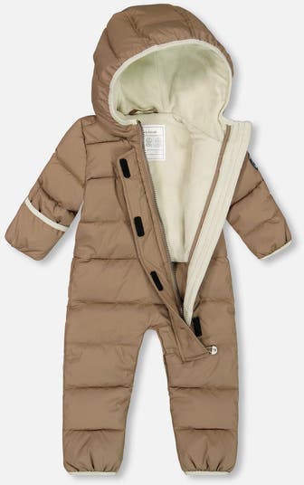 Deux Par Deux Baby Unisex One-Piece Baby Cloud Compressible Snowsuit