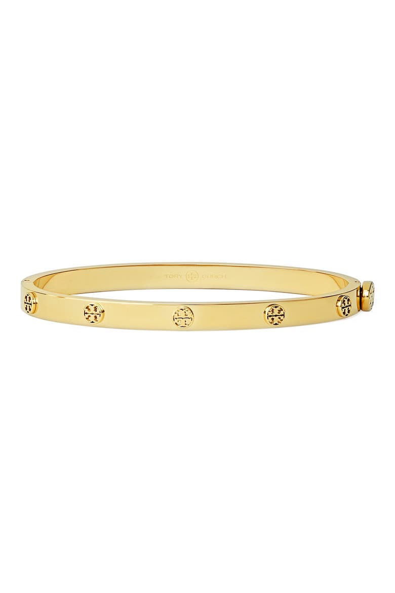 Thin Icon Hinge Bracelet, Main, color, GOLD