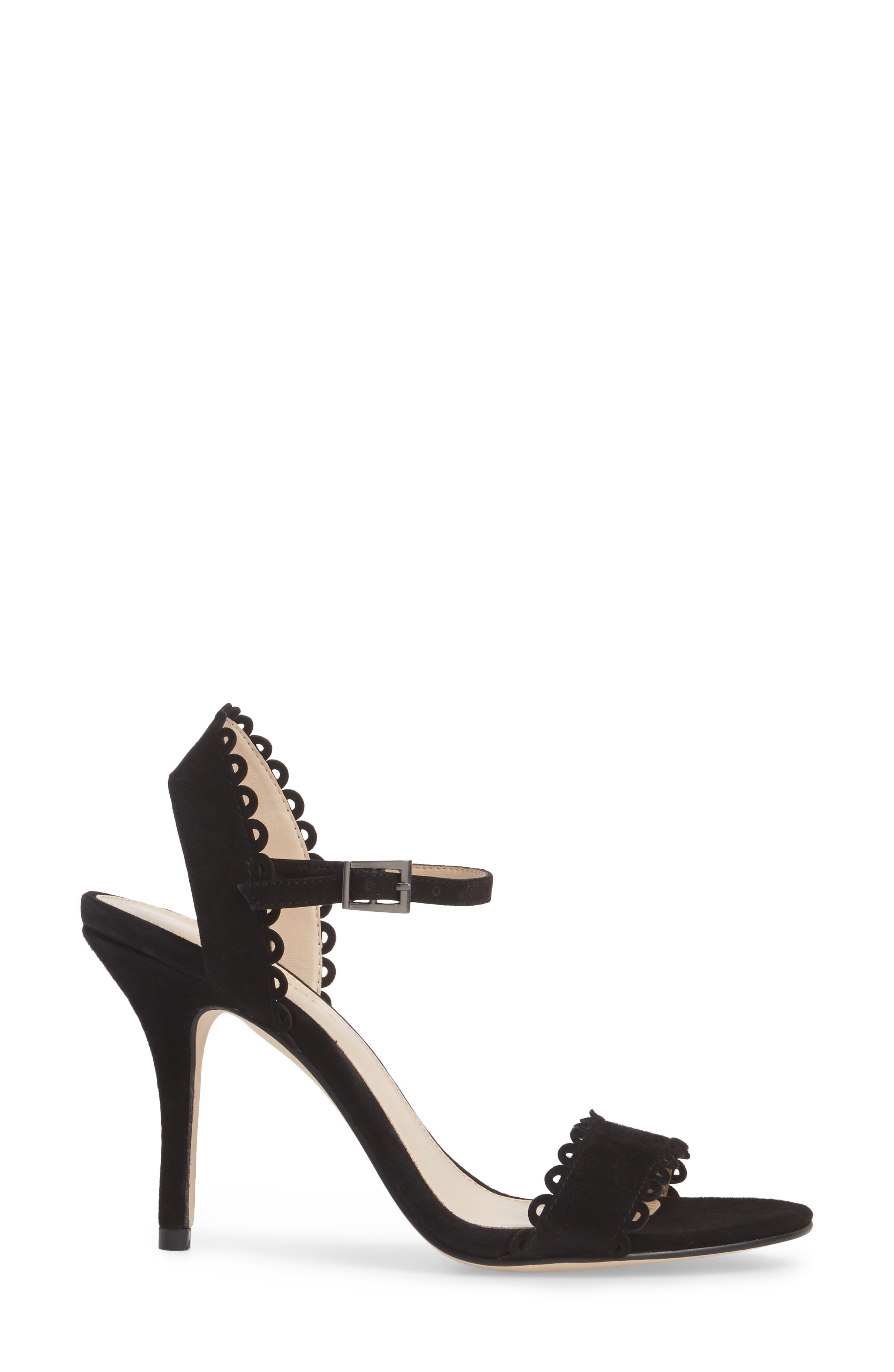 Pelle Moda Karen Scallop Ankle Strap Sandal, Alternate, color, 