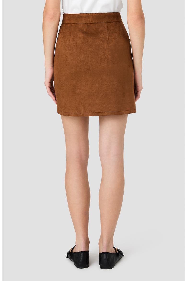 Laney Faux Suede Miniskirt, Alternate, color, LANEY SUEDE