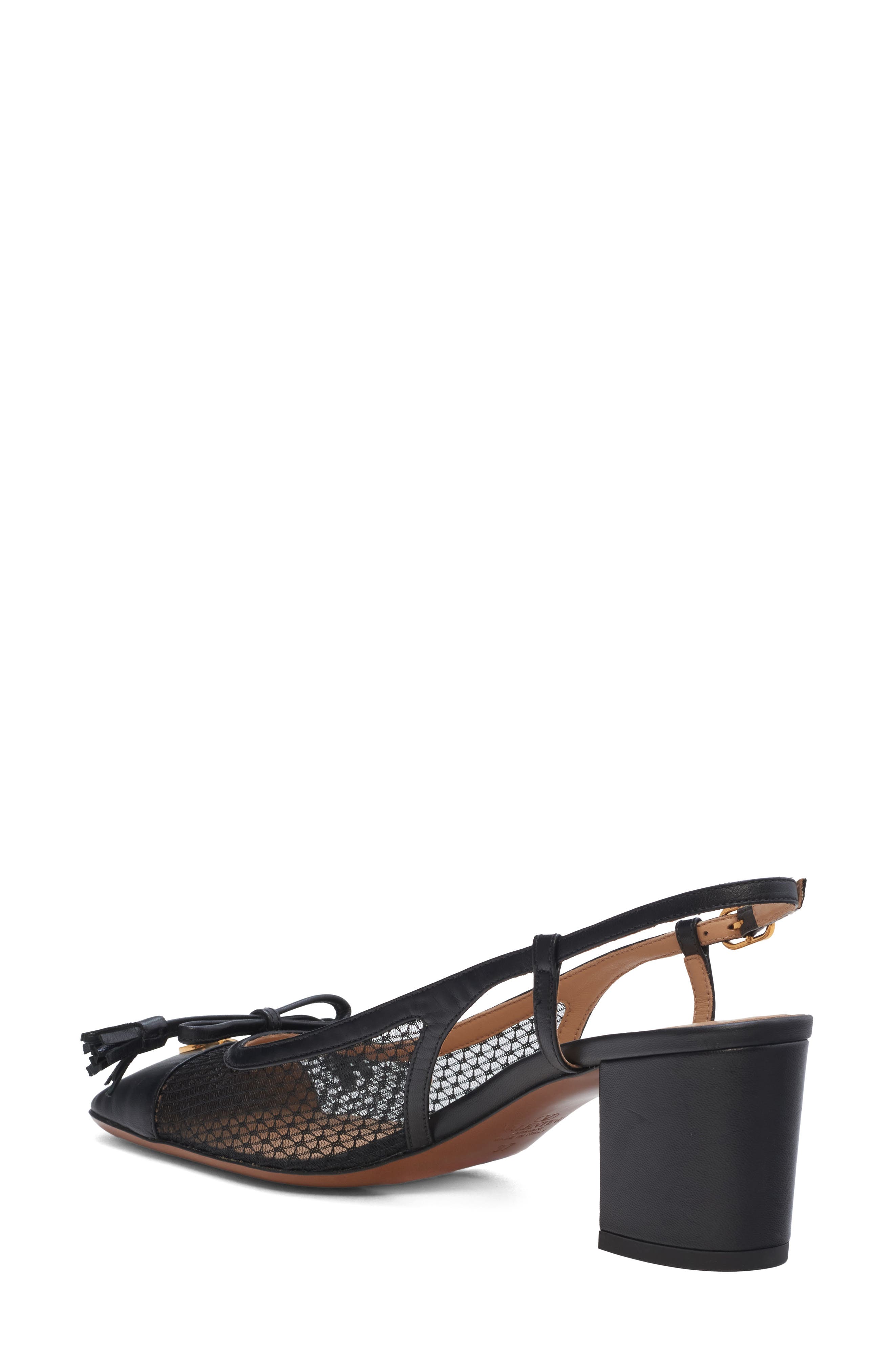 Valentino Garavani Valet Du Roi Slingback Pump, Alternate, color, Black