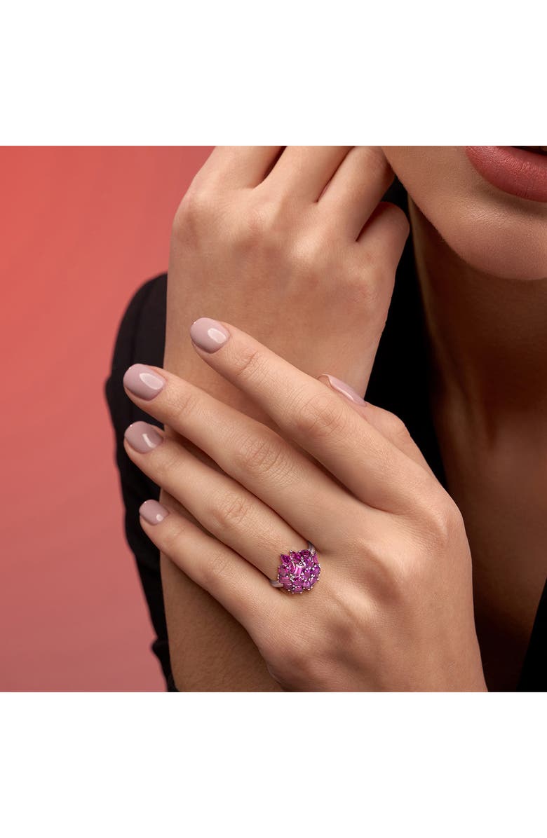 DELMAR Multishape Rhodolite Garnet Ring, Alternate, color, Rhodolite Garnet