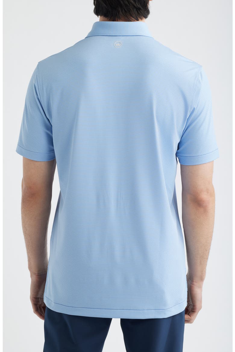 Eason Performance Jersey Golf Polo, Alternate, color, HYPER BLUE