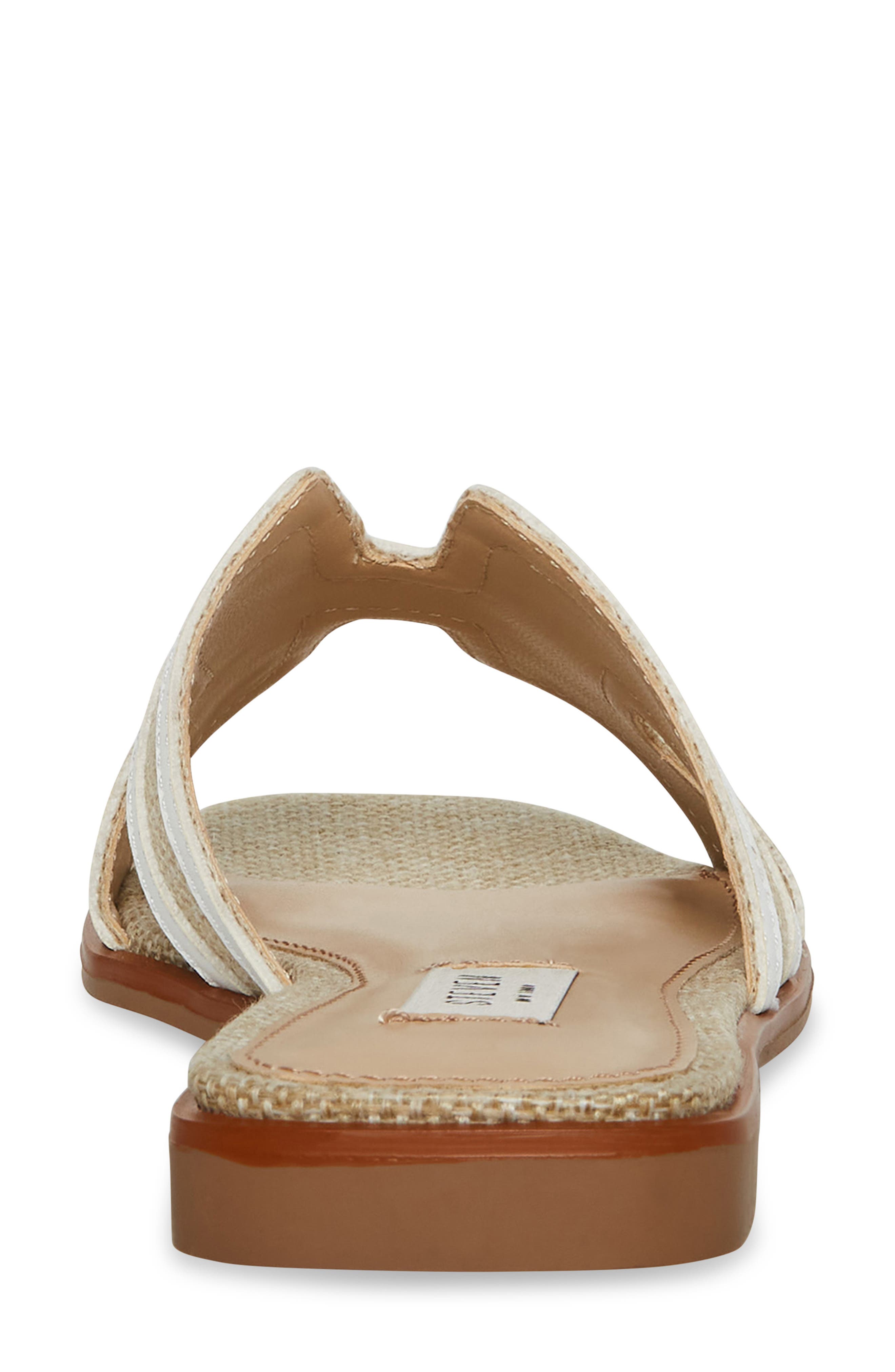 Harlien Slide Sandal, Alternate, color, WHITE
