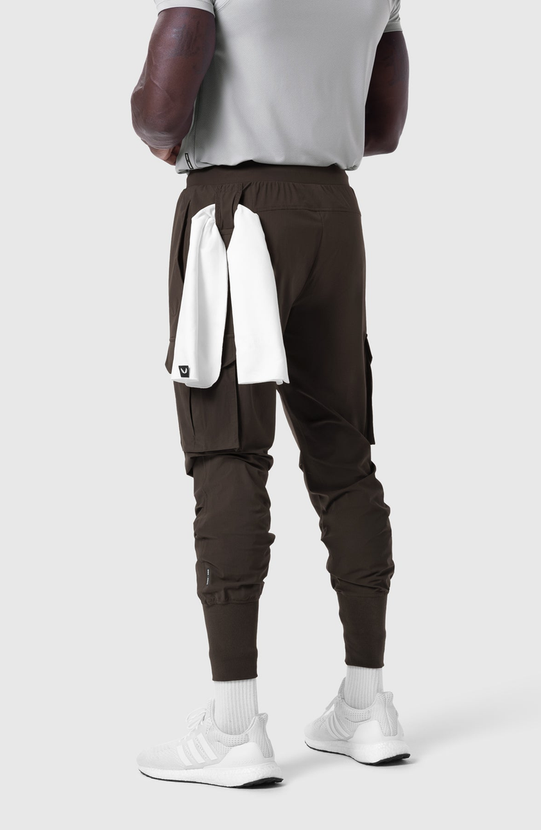 ASRV Tetra-Lite Cargo High Rib Water Repellent Jogger, Alternate, color, Dark Earth