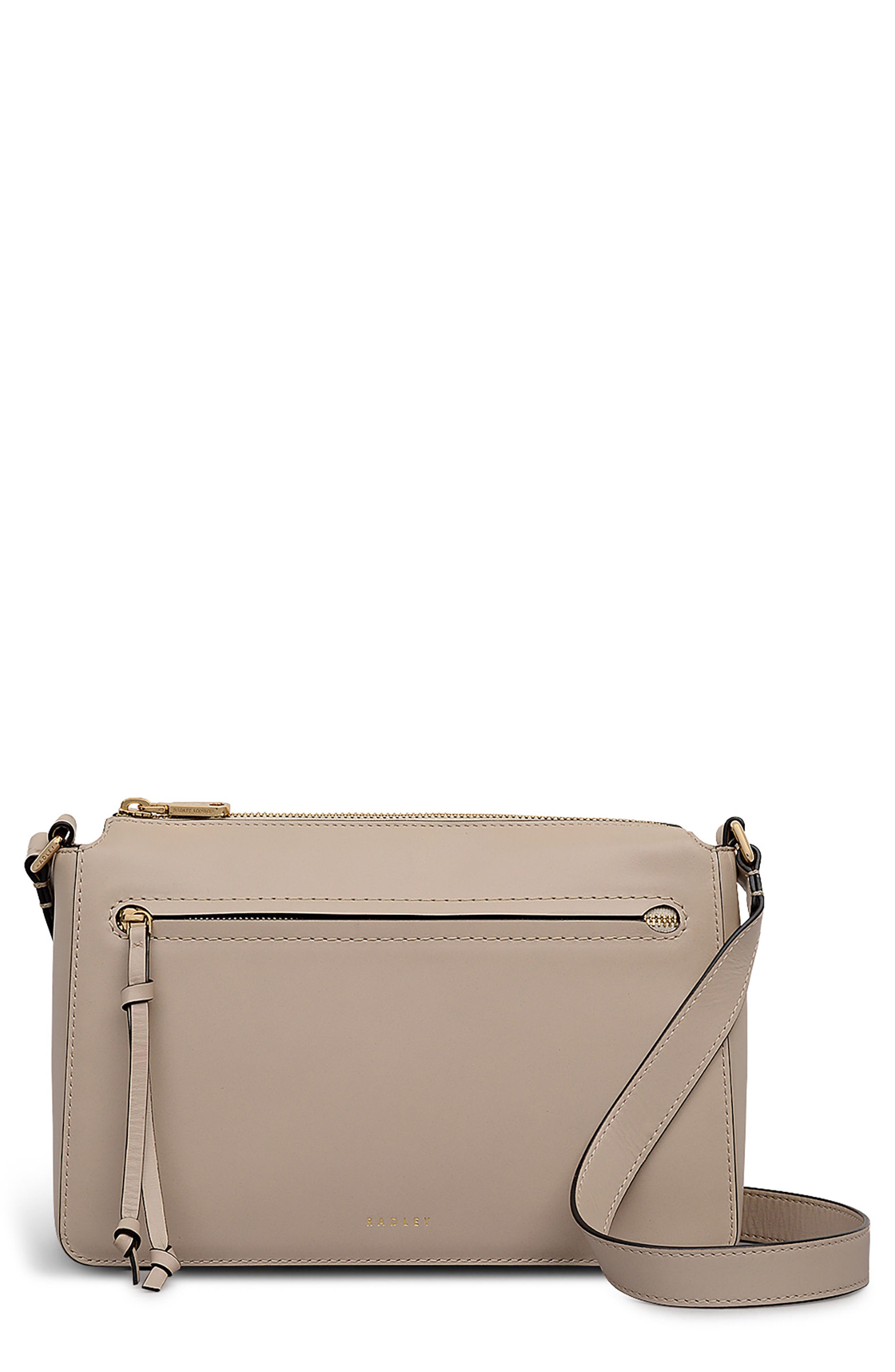 Fountain Park Leather Crossbody Bag