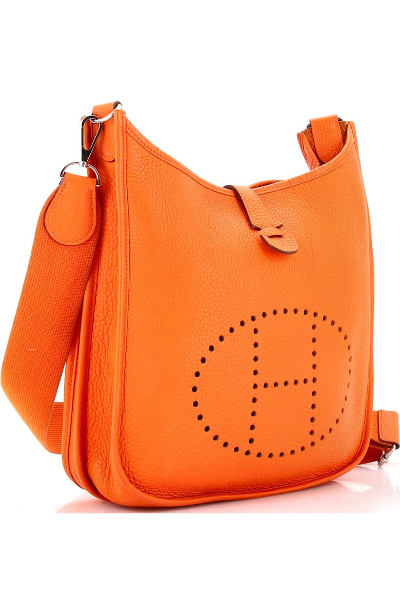 Pre-Owned Hermes Evelyne Bag Gen III Clemence PM, Alternate, color, Orange H